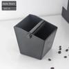 Dump Bin Bucket Anti Slip Espresso Coffee Grounds Container Coffee Knock Box Powder Beveled Coffee Grind Bin Waste Bar