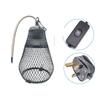 Iron Mesh Dome Pet Heating Lampshade Double Cage Anti-scald Lampshade  Aquarium