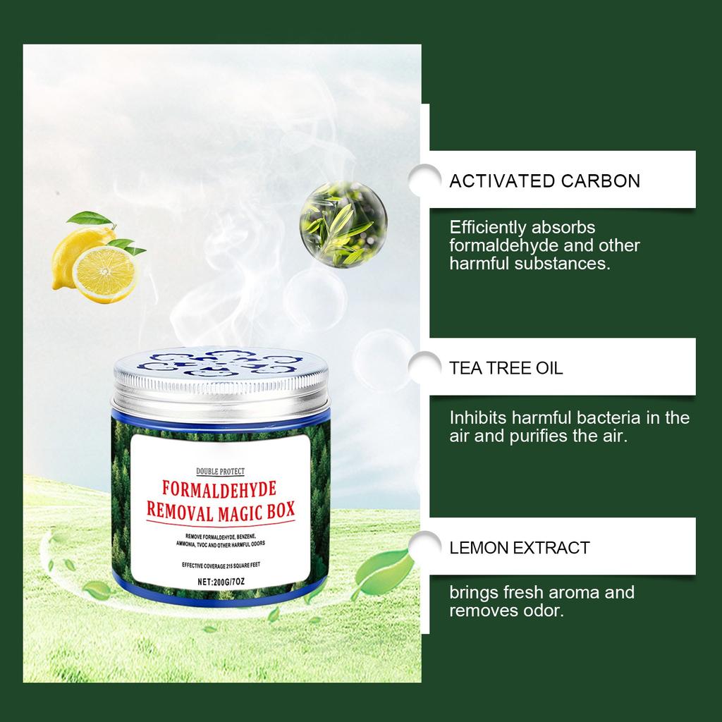Коробка с агентом для удаления запахов New House Odor Removal Agent Purifier Deodorant Odor Removal 2ml