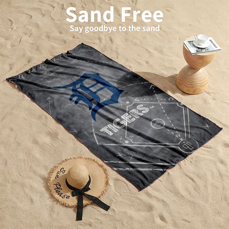 Detroit Tigers Beach towels also serve as bath towels summer essential a musthave for the outdoors the beach and the pool
