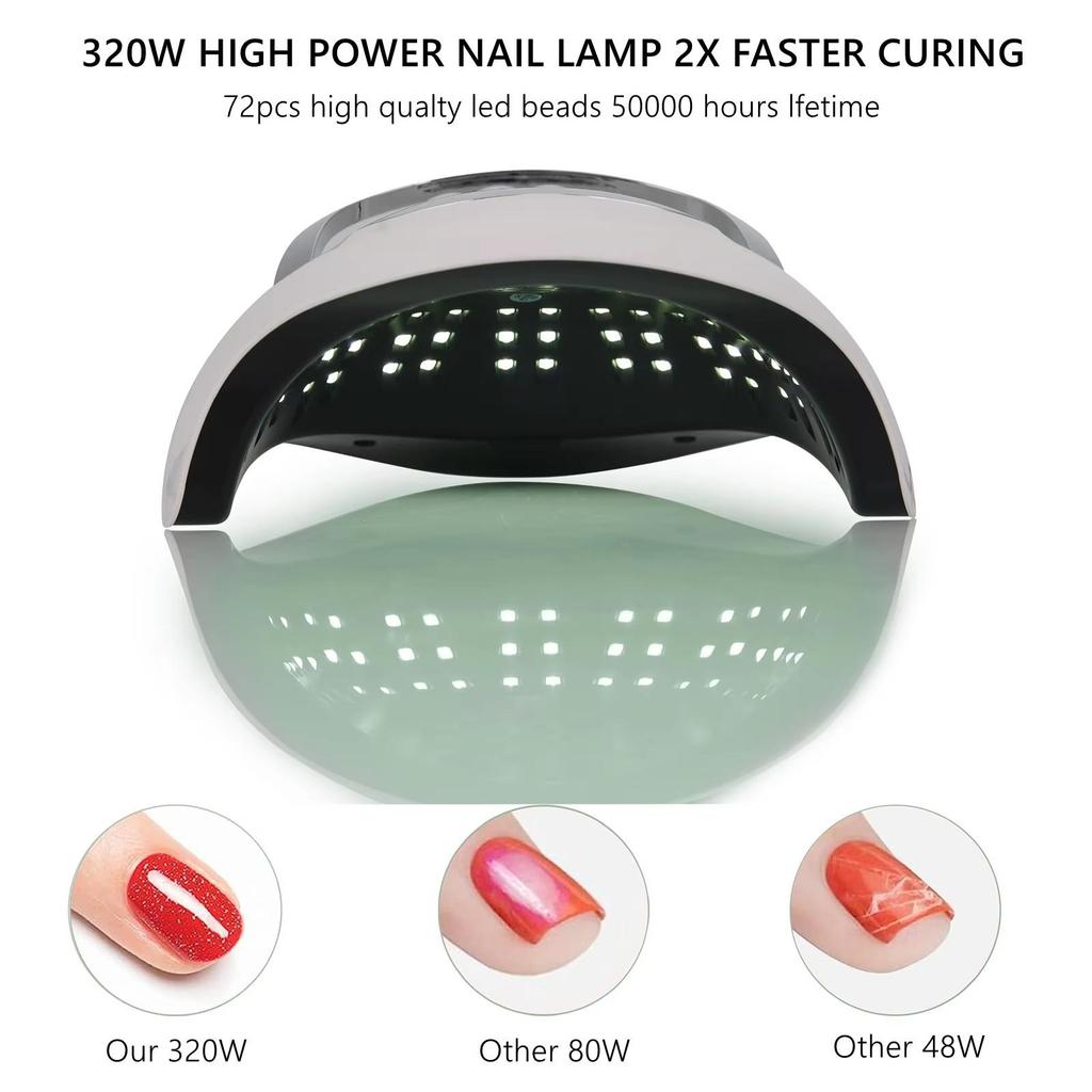 SUN X21 MAX 72 светодиода УФ-светодиодная лампа для ногтей для гель-лака Профессиональная лампа для сушки ногтей с таймером Автосенсор Инструмент для нейл-арта