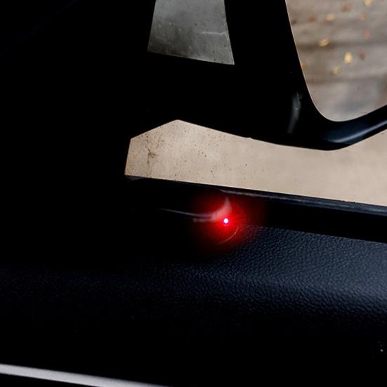 Мигающий свет автомобильной сигнализации LED Солнечная энергия Противоугонная защита Безопасность Ложная предупреждающая лампа