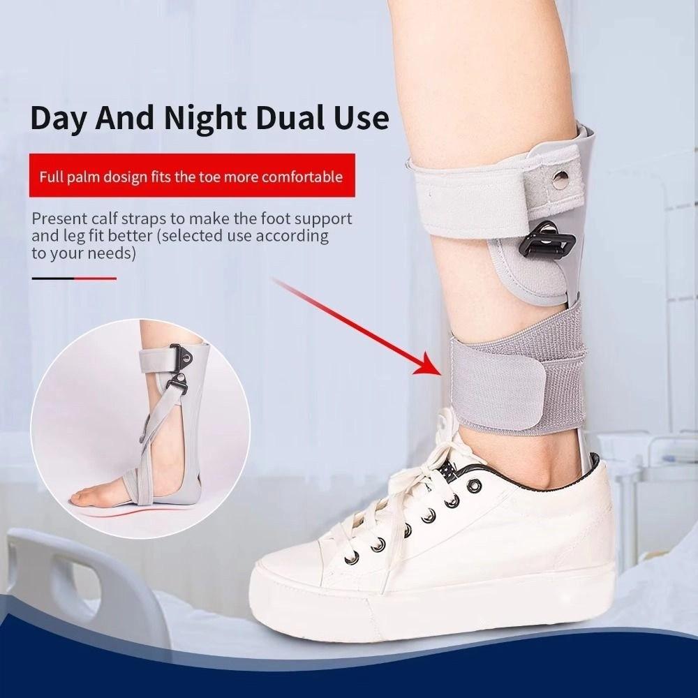 Шина-бандаж палочного типа с регулируемой степенью фиксации, ортез при отвисании стопы, для улицы