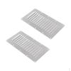 2 Pieces Vertical Boat Louvered Vent Stainless Steel 228mmx127mm