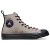 Converse Chuck Taylor All Star 1970-е Модные Универсальные Высокие Кеды из Козьей Кожи и Канвас Унисекс Серые Черные 172500C