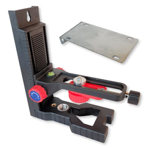 Lezalic Lightweight Ceiling Holder for Laser Levels, Magnetic, L-Shaped, 5/8" and 1/4" Levels, Fine Adjustment Mount with Height Adjustment, Compatibl