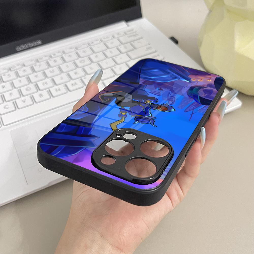 Стеклянный чехол для телефона Samsung Galaxy S26 S25 S23 S24 S21 S22 S20 Ultra Fe Plus A16 Чехол Sly Cooper