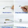 1Set/5Pcs Refrigerator Drain Hole Clog Remover Dredge Cleaning Tools Fridge Hole Brush Water Outlet Cleaner for Household Clean