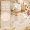 Cream Style Bedroom Decor Carpet Colorful Art Carpets for Living Room Fluffy Soft Round Lounge Rug Home Thicken Plush Floor Mat