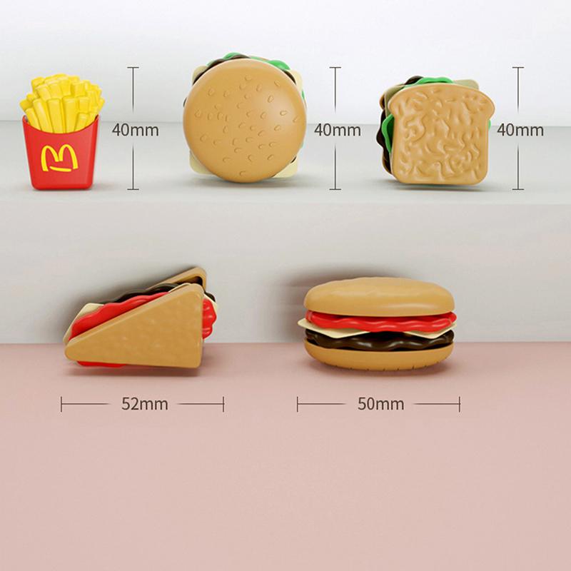 Toys Set Play House Kitchen Sandwich Fries Burger Children'S Toy Diy Fast Food