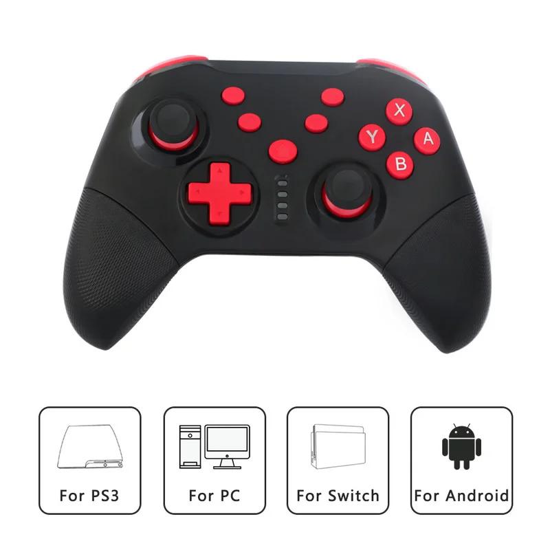 Беспроводной BT Геймпад Контроллер для Switch Pro Lite PC PS3 Android Аксессуары для Видеоигрового Контроллера Ручка Джойстика