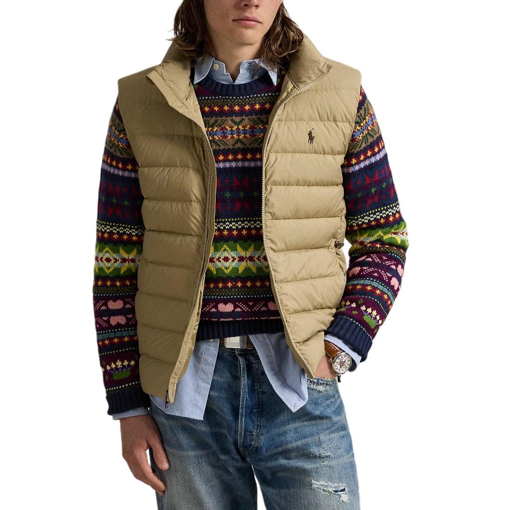 Polo Ralph Lauren embroidered-logo quilted gilet 710967775-003