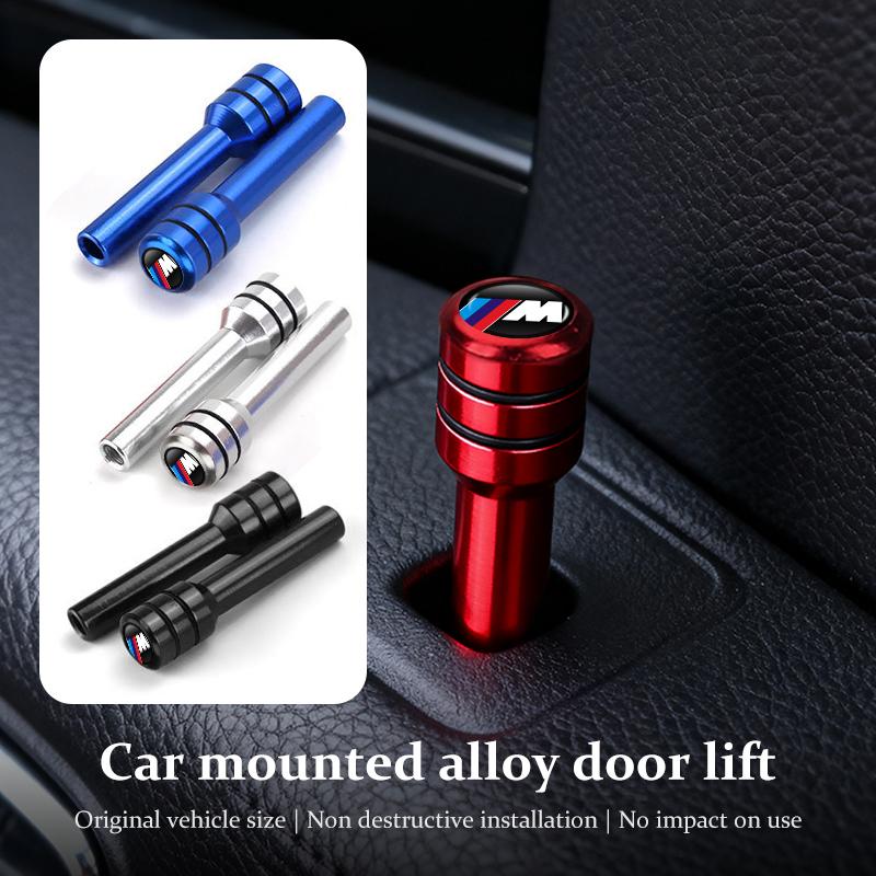 BBKE3 Universal Car Door Lock Knob Pull Pins Aluminum Alloy Security For BMW M F10 F20 F30 F40 F15 F25 F26 F31 F49 E62 E83 E84
