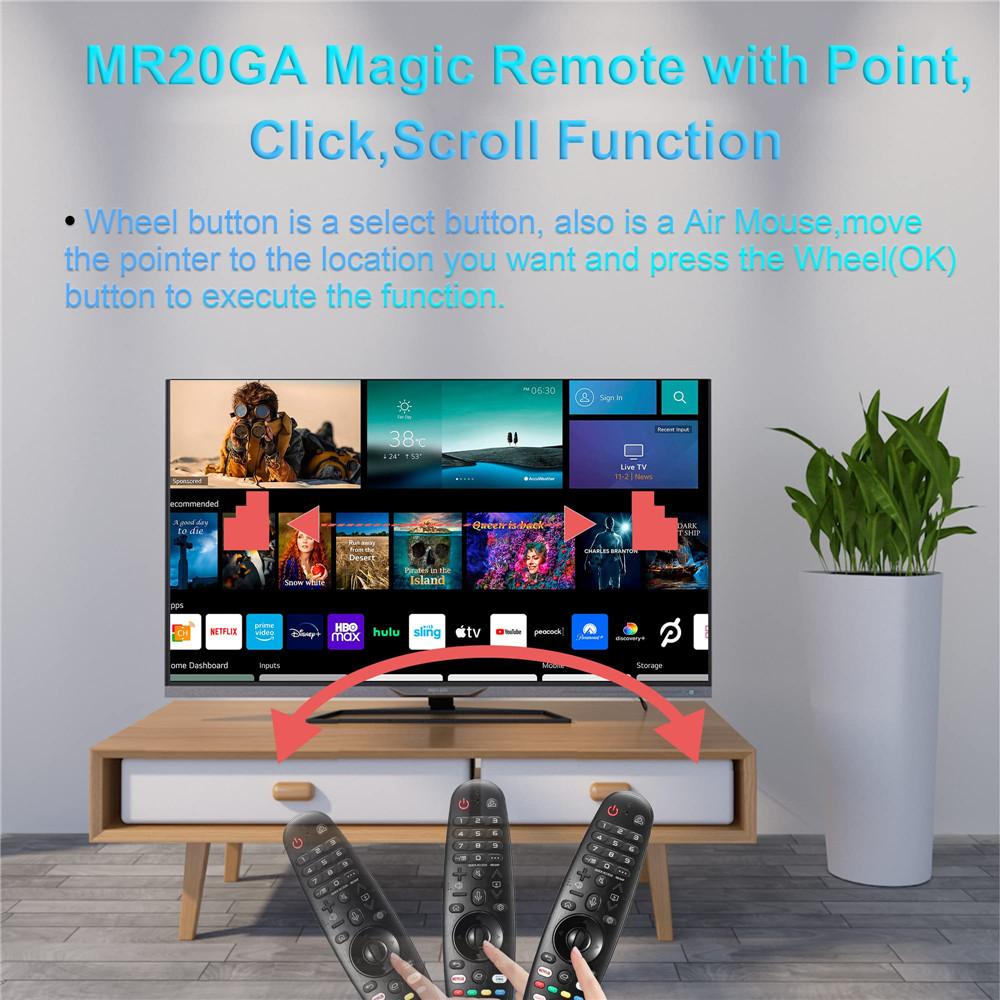 Пульт дистанционного управления Voice Magic AKB75855501 для LG AN-MR20GA AN-MR19BA Smart TV 2017-2020 LED OLED UHD LCD QNED NanoCell 4K 8K