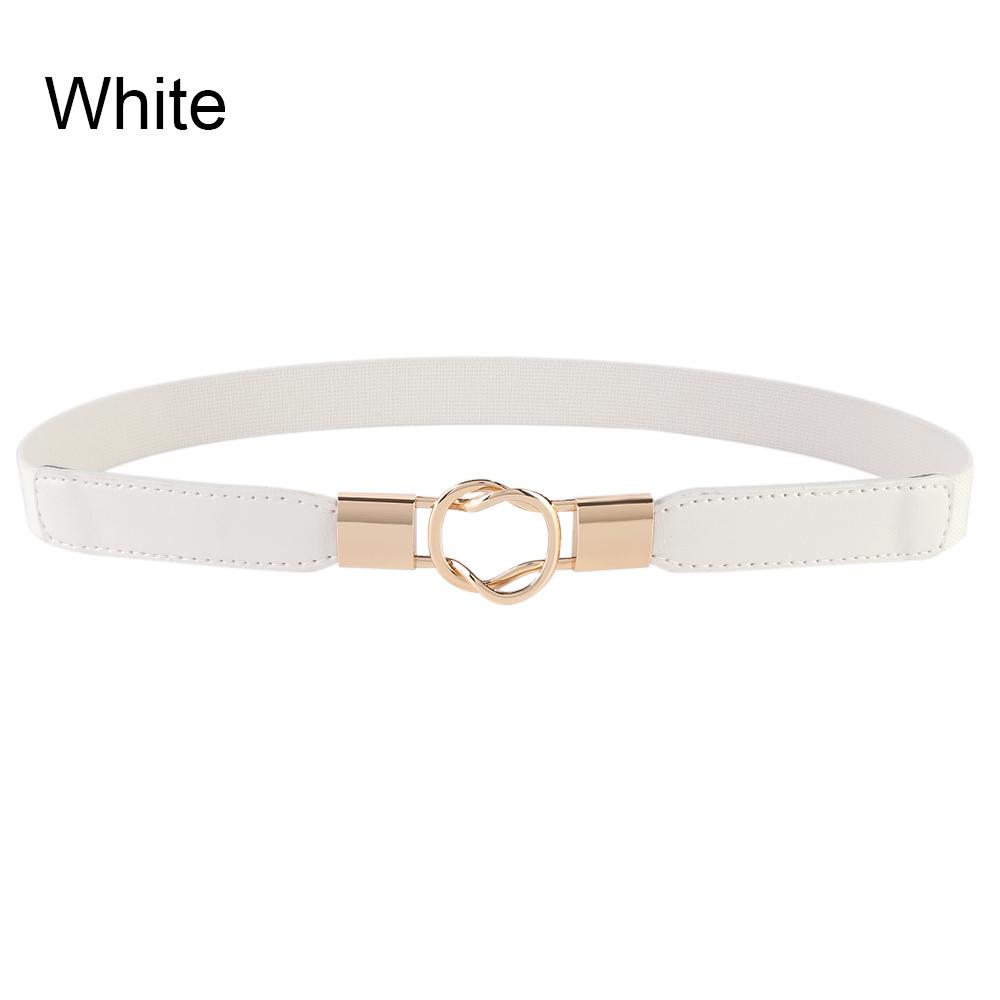 Платье Юбка Кожа PU Пояса Тонкий Пояс Эластичный Регулируемый Ремень Пряжка