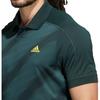 Adidas Polo Shirts Men's Dark Green Stand Collar Moderate Other HF9040