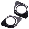 1Pair Front Bumper Fog Light Cover Trim for Toyota RAV4 2009-2013