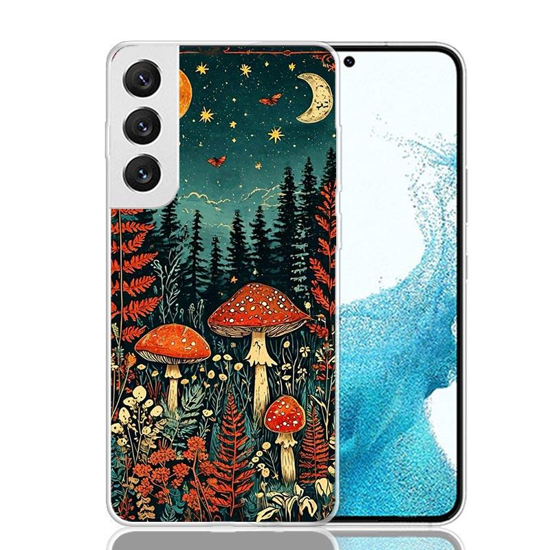 Красочный гриб для Samsung Galaxy S25 S24 S23 S22 Ultra Чехол для телефона S21 Plus S20 FE S10 + S25Edge Fundas Обложка Coque S25 S24 S