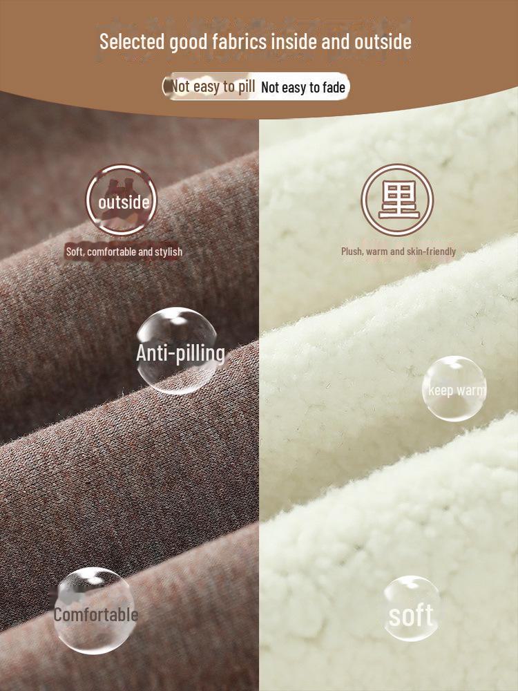 Вязаный кардиган «бабушка» осень/зима 2024 года для женщин среднего и пожилого возраста, а также теплый бархатный свитер-пальто.