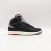 DR8884-001 Nike Air Jordan 2 Retro Черный Цемент Огненно-Красный Парусный Серый (Мужской)