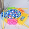 Electric Rotating Music Fishing Toy Set for Kids - Boys & Girls