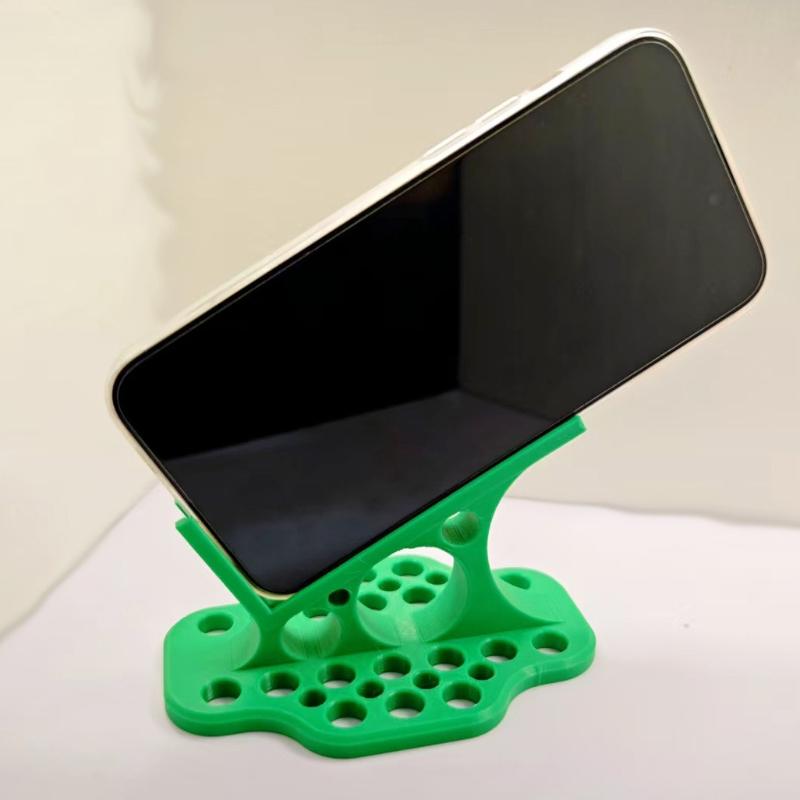 1pc Side-Lying Phone Holder for Bed - Anti-Drop Ergonomic Design,Heavy-Duty PP - Binge-Watching Gift for Women, Prevents Numb