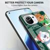 Стеклянный чехол для Xiaomi Poco X3 NFC 11 Lite 11T F3 M3 для Redmi Note 11 10 9 8 Pro 10S 9S 9A 9C Чехол для телефона Снеговик Рождество