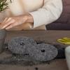 20pcs Degradable Round Weeds Barrier Mats Ecological Grass Mat  For Garden Tree Protection