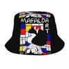 Mafalda Enjoy The Art Of Mondrian Унисекс Панама Персонализированная летняя пляжная шляпа для путешествий