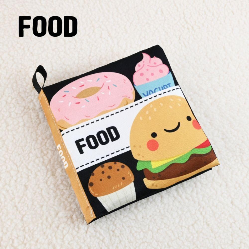 Not Be Torn Baby Cloth Book Interactive Soft Infant Book Toddler Toy Baby Words Book Parent-child
