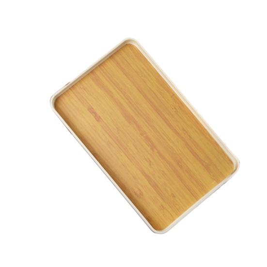 Фруктовая тарелка Прямоугольный сервировочный поднос Маслостойкий Легко чистится Широко используемое декоративное сервировочное блюдо Аксессуар для журнального столика