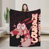 Courage Cowardlys Dog Blanket Quality Super Soft  Throw Blanket Winter Boy Girl Couch Chair Funny Bedspread