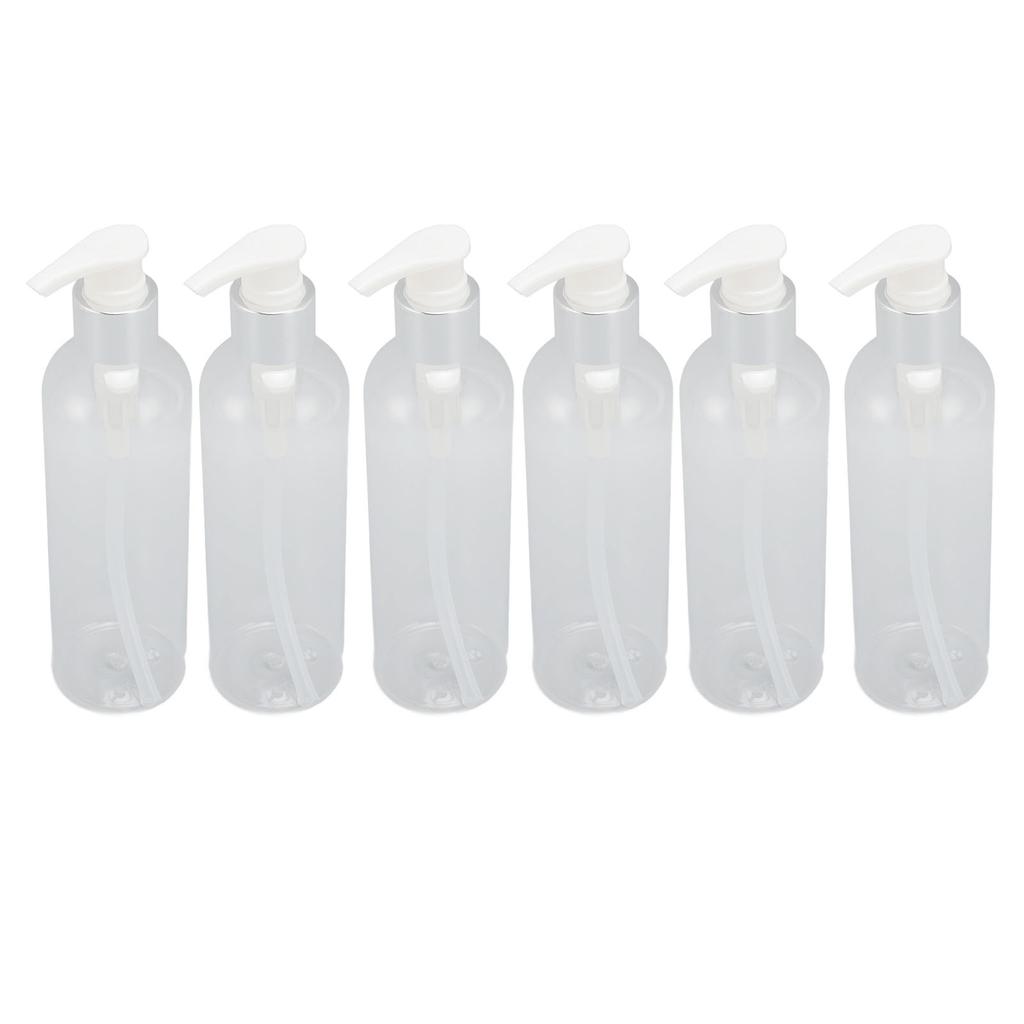 Прозрачный пластиковый дозатор для бутылок с насосом, пустой многоразовый насос для бутылок с массажным маслом для шампуня-кондиционера