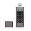 64 ГБ 256-битный зашифрованный USB-накопитель, безопасный флеш-накопитель с паролем USB3.0, U-диск с поддержкой сброса, стирания, функции автоблокировки, серый