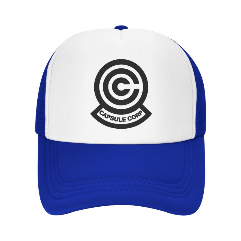 Сетчатая бейсболка Capsule Corp Унисекс Хип-хоп Snapback Кепки Летняя Дышащая Кепка-козырек Аниме DBZ Тракер Регулируемые Кепки