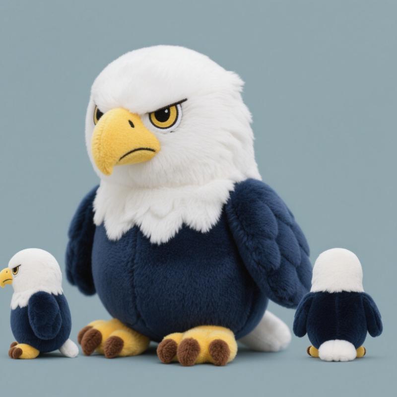 Новая игрушка Интернет-знаменитость Животное Белоголовый Милый Морской Орел Модная Плюшевая Кукла