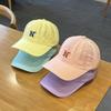 Letter N Embroidery Summer Baseball Cap For Women Men Quick Drying Mesh Breathable Peaked Hat Solid Color Outdoor Sunshade Caps