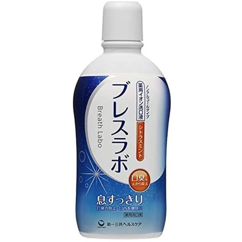Daiichi Sankyo Healthcare Breath Lab Medicated Ion Mouthwash, Citrus Mint, 450mL