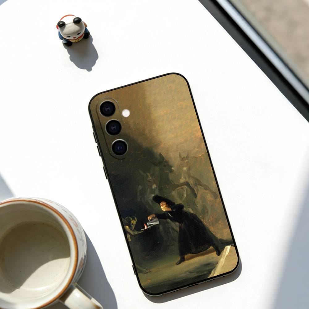 Испания Франсиско Гойя Художественный Чехол Для Телефона Для Samsung Galaxy A73,A72,A71,A70,A53,A52,A51,Мягкий Силиконовый Черный Чехол