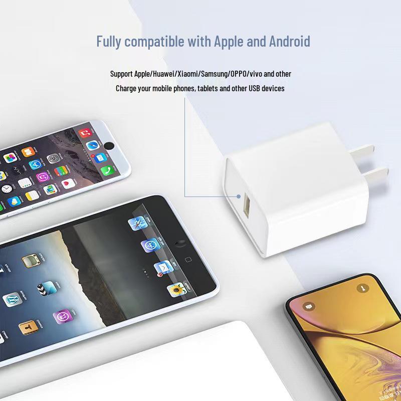 4-портовое USB-быстрое зарядное устройство для устройств Apple/Android - Универсальный адаптер питания 4А
