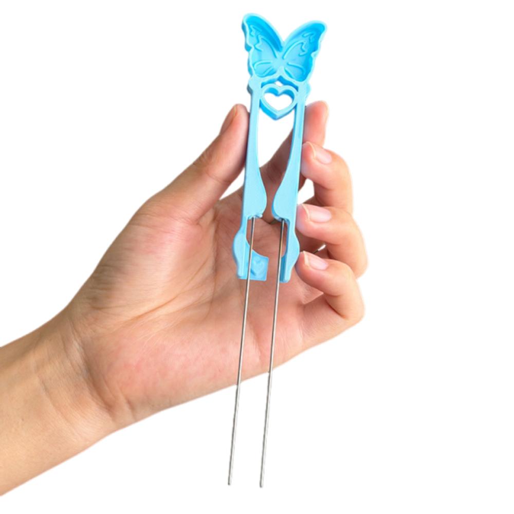 High-Quality Beans Fusion Beans Pen Multifunctional Handmade Collage Beans Needle Handheld Double Needles Perler Bead Tweezer