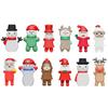 Новая серия S Angel Christmas Party: фигурка снеговика в закрытой коробке, Санта-Клаус в загадочной коробке, подарок на день рождения или Рождество, игрушка-сюрприз.
