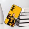 Чехол для телефона One P-Punch M-Man S-Saitama для Samsung S25, S24, S21, S22, S23, S30, Ultra, S20, Plus, Fe, Lite, Мягкое Черное Покрытие
