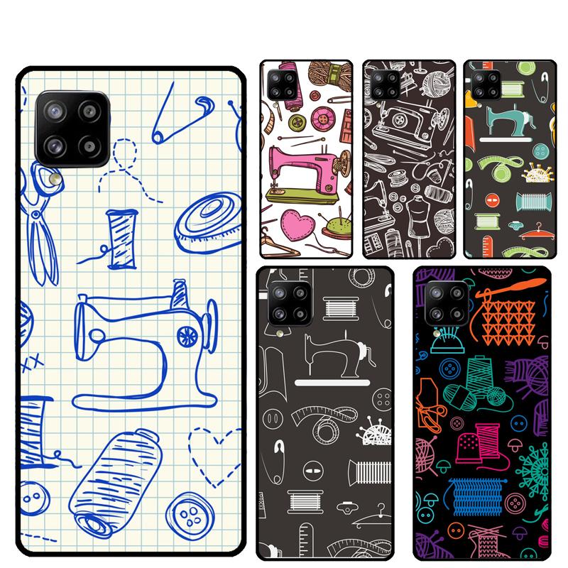 Швейная машина портной выкройка Для Samsung Galaxy A53 A33 A55 A35 A15 A22 A32 A52 A54 A34 A14 A56 A36 A26 A16 A05 A06 Чехол