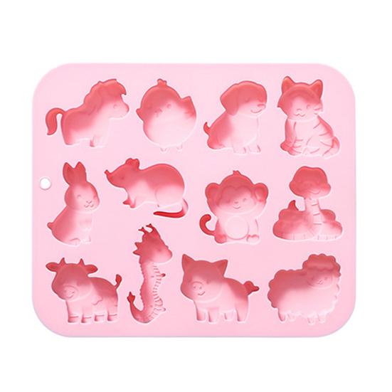 Yousheng 12 Zodiac силиконовая форма для льда форма для приготовления шоколадного десерта гибкая машина для приготовления льда 12 полостей формы для мороженого для напитков на вечеринку в честь Хэллоуина