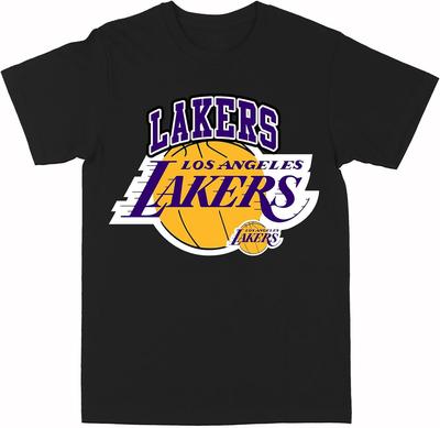 Черная футболка Philcos NBA Los Angeles Lakers с логотипом Lakers