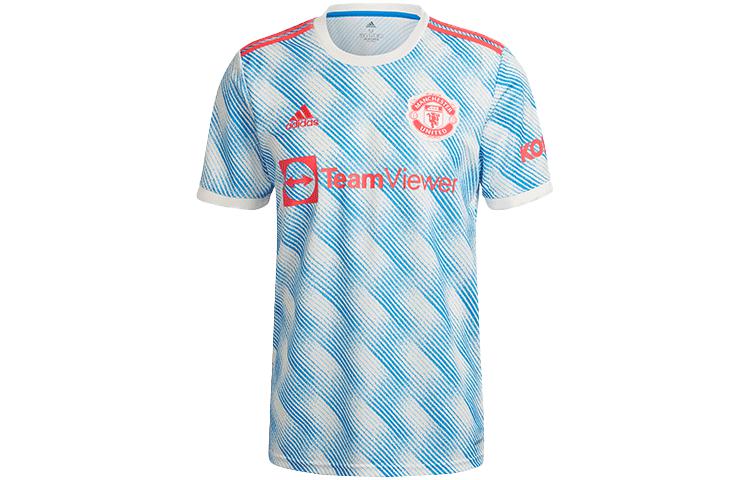 Adidas Manchester United Soccer Jersey Men's Blue