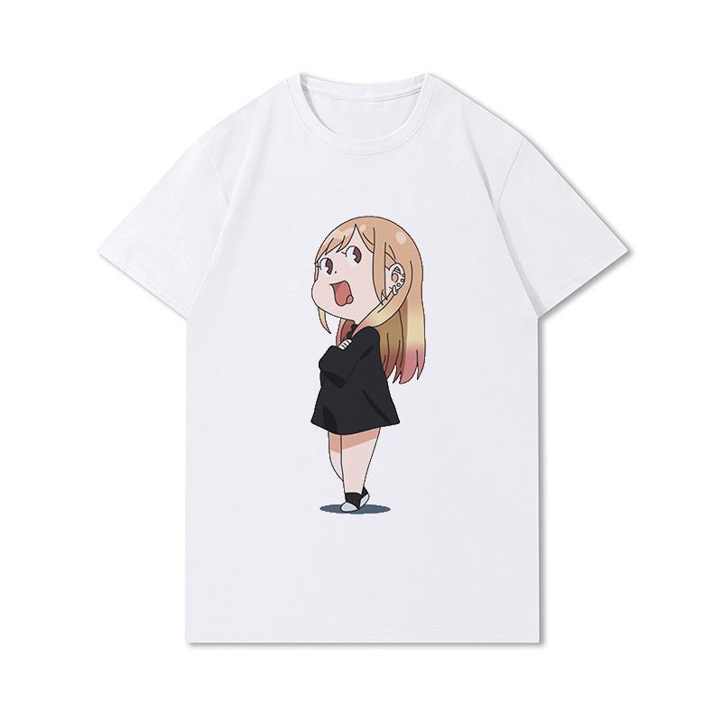 Футболка Marin Kitagawa для женщин, футболки с короткими рукавами в стиле аниме для девочек, топы в стиле Харадзюку