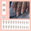 French False Nails Long Ballerina Nail Tips Fashion Press On Nails  DIY