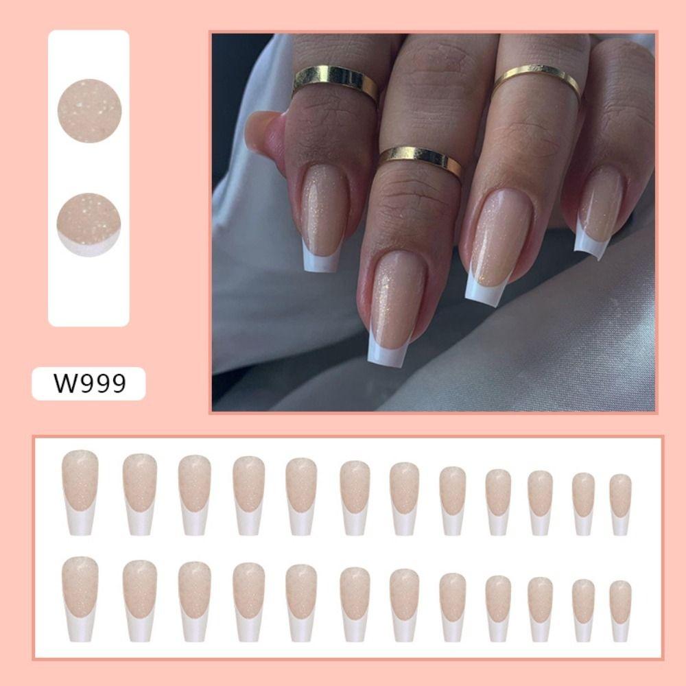 French False Nails Long Ballerina Nail Tips Fashion Press On Nails DIY
